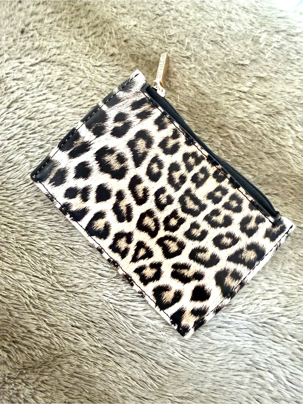 Leopard Print Zip Pouch